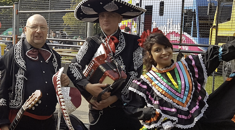 Mexicaanse liedjes op feest